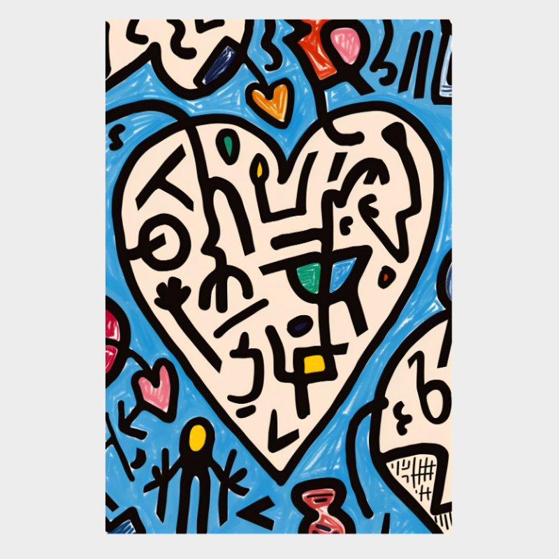 iconos contemporáneos haring